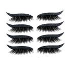 Adesivos de cílios Aaiffey reutilizáveis para pálpebras e cílios, 4 pares