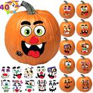 Adesivos de decoração de abóbora JOYIN Make 40 faces com 18 folhas