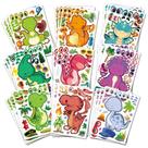 Adesivos de dinossauro DUJAA Make Your Own 27 Sheets Kids 3+