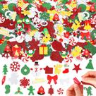 Adesivos de espuma de Natal JULBEAR 300 unidades para decoração de artesanato Adesivos de espuma de Natal JULBEAR 300 unidades para decoração de artesanato