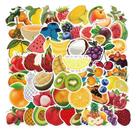Adesivos de frutas, decalques de grafite à prova d'água, 50 unidades para laptop