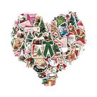 Adesivos De Graffiti Artísticos De Natal 50PCS Impermeáveis Modernos Para Bicicleta, Café, Telefone,