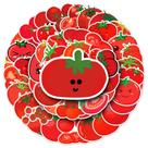 Adesivos de grafite de vinil impermeável para tomate, 50 unidades/lote