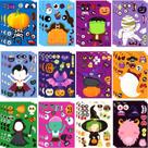Adesivos de Halloween Yodeeni 36 folhas para lembrancinhas de festa infantil Adesivos de Halloween Yodeeni 36 folhas para lembrancinhas de festa infantil