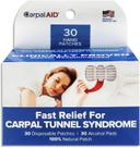 Adesivos de mão CarpalAid CA-30PK Carpal Tunnel Support 30 Ct