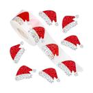 Adesivos De Natal 500 Folhas Com Designs De Chapéu De Papai Noel E Sinos Para Presentes DIY,