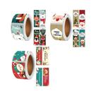 Adesivos De Natal De Urso Polar E Papai Noel Fofos, Rolo Com 120 Peças Para Embalagem E Presentes
