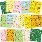 Adesivos de Natal Fancy Land, 16 folhas, 800, sortidos