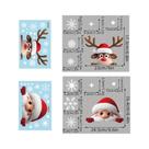 Adesivos De Natal Para Janela Papai Noel E Rena 2 Peças Removíveis Decalques Estáticos Dupla Face Adesivos De Natal Para Janela Papai Noel E Rena 2 Peças Removíveis Decalques Estáticos Dupla Face