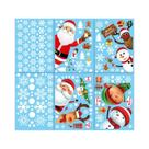 Adesivos De Natal Para Janelas, Boneco De Neve, Papai Noel, Floco De Neve, Decoração De Parede