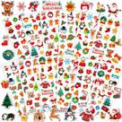 Adesivos de Natal UPINS 12 Sheets 3D Puffy para crianças