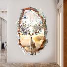 Adesivos de parede 3D Deer Cloud Sky Wallpaper 60x90cm PVC Adesivos de parede 3D Deer Cloud Sky Wallpaper 60x90cm PVC
