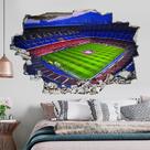 Adesivos de parede 3D Stadium Sports Arena Design 40x60cm PVC