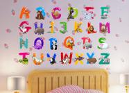 Adesivos de parede ABC Alphabet, desenhos animados, animais educacionais Adesivos de parede ABC Alphabet, desenhos animados, animais educacionais