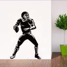 Adesivos de parede American Football removíveis 58x89cm PVC Adesivos de parede American Football removíveis 58x89cm PVC
