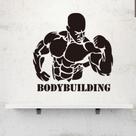 Adesivos de parede Bodybuilding Muscle Man Fitness Deca 57x56cm