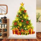 Adesivos de parede Christmas Tree Merry Christmas PVC 29x90cm