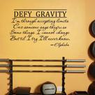 Adesivos de parede Defy Gravity Inspirational Elphaba Quote PVC