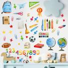 Adesivos de parede, escola educacional, material colorido para sala de aula Adesivos de parede, escola educacional, material colorido para sala de aula