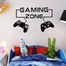 Adesivos de parede Gaming Zone Cartoon Game Controller PVC 30x50cm Adesivos de parede Gaming Zone Cartoon Game Controller PVC 30x50cm