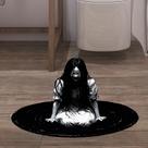 Adesivos de parede Halloween Horror 3D Creepy Girl Ghost PVC