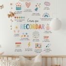 Adesivos de parede Inspirational Quote Cosas que Recordar 30x60cm Adesivos de parede Inspirational Quote Cosas que Recordar 30x60cm