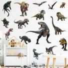 Adesivos de parede Jurassic Dinosaur Realistic PVC 60x40cm
