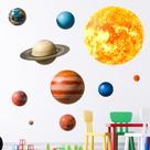Adesivos de parede Solar System Planets PVC autoadesivos 50x70cm