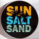 Adesivos de parede Summer Beach SUN SALT SAND PVC autoadesivos