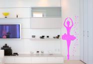 Adesivos de quarto Infantil Bailarina Régua Métrica Infantil