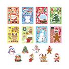 Adesivos De Quebra-Cabeça De Natal: Crie Uma Cara Do Papai Noel - Jogos DIY À Prova d'Água Para Adesivos De Quebra-Cabeça De Natal: Crie Uma Cara Do Papai Noel - Jogos DIY À Prova d'Água Para