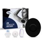 Adesivos de sensor CureTape para tratamento de feridas para sensores CGM pretos