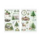 Adesivos De Transferência Com Tema De Festa De Natal 2 Peças DIY Para Scrapbook, Capa De Celular, Adesivos De Transferência Com Tema De Festa De Natal 2 Peças DIY Para Scrapbook, Capa De Celular,