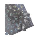 Adesivos De Unha Borboleta Dourada E Prateada Com Borda De Porta-Retrato, Luxuosos Com Flores,