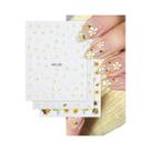 Adesivos De Unha Daisy Bee 3/6 Folhas 5D Com Flores Em Relevo, Adesivos Autoadesivos Para Unhas, Adesivos De Unha Daisy Bee 3/6 Folhas 5D Com Flores Em Relevo, Adesivos Autoadesivos Para Unhas,
