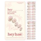 Adesivos de Unha em Gel Semi Curado heyhae Floral Rosa Adesivos de Unha em Gel Semi Curado heyhae Floral Rosa