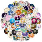 Adesivos de vinil, 50 unidades, decalques criativos para personalizar