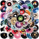 Adesivos de vinil à prova d'água para gravação de CD (50 unidades) Adesivos de vinil à prova d'água para gravação de CD (50 unidades)