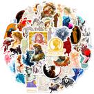 Adesivos de vinil com personagens da mitologia grega à prova d'água (50 unidades)