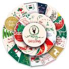 Adesivos de vinil de Natal, adesivos, grafite impermeável (50 unidades)