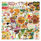 Adesivos de vinil impermeável Cinco De Mayo 60 unidades/lote