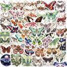 Adesivos de vinil impermeável Fluttering Moth 50 unidades/lote