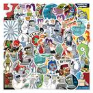 Adesivos de vinil impermeável Futuramas, anime, 55 unidades/lote, 5-7 cm Adesivos de vinil impermeável Futuramas, anime, 55 unidades/lote, 5-7 cm