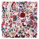 Adesivos de vinil impermeável High Schools D D D, anime, 100 unidades