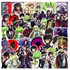 Adesivos de vinil impermeável Lelouchs Anime 50 unidades/lote de 5 a 7 cm