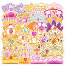 Adesivos de vinil impermeável Princess Crown 50 unidades/lote