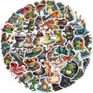 Adesivos de vinil impermeável Psychedelic Frog 50 unidades/lote