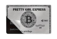 Adesivos de Vinil para Cartões Pretty Girl Express 4 Peças Retangulares