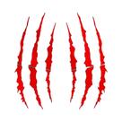 Adesivos De Vinil Para Moto Demon Claw (2 Peças) - Decalques DIY Para Capacete E Carroceria De