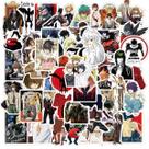Adesivos Death Note Anime 50 peças de PVC impermeáveis e à prova de sol